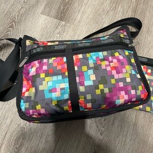 LeSportsac Colorful Pixel Crossbody Bag
